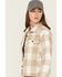 Image #2 - Ariat Women's Rebar Heavy Durastretch Flannel Work Shirt, Beige, hi-res
