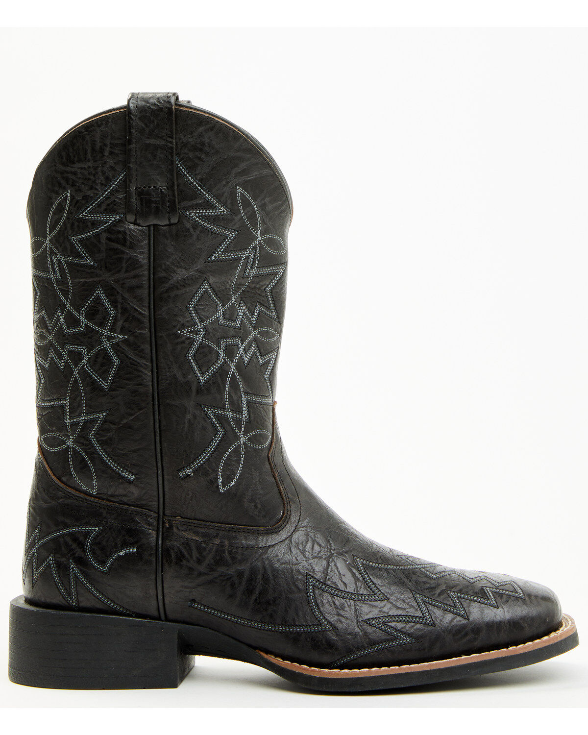 Image #2 - Cody James Ace&trade; Western Boots - Broad Square Toe, Black, hi-res