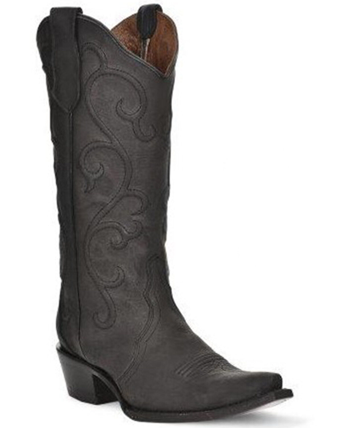 Image #1 - Circle G Women's Western Boots - Snip Toe, Black, hi-res