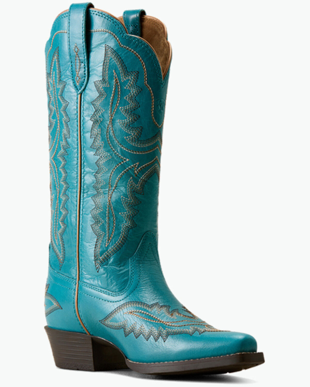 Image #1 - Ariat Girls' Casanova Western Boots - Snip Toe, Blue, hi-res