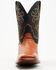 Image #4 - Cody James Men's Exotic Ostrich Western Boots - Broad Square Toe , Cognac, hi-res