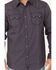 Image #3 - Moonshine Spirit&reg; Men's Geo Print Long Sleeve Snap Western Shirt, Purple, hi-res