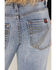Image #4 - 7 For All Mankind Girls' Prophecy Medium Wash Mini Dojo Trouser Stretch Denim Jeans, Blue, hi-res