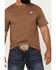 Image #3 - Cowboy Hardware Men's Just Rope It Short Sleeve Graphic T-Shirt, Brown, hi-res