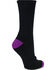 Image #2 - Shyanne® Women's 3 Pack Crew Socks, Black, hi-res