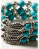 Image #2 - Shyanne Women's Desert Charm Beaded Stretch Bracelet, Silver, hi-res