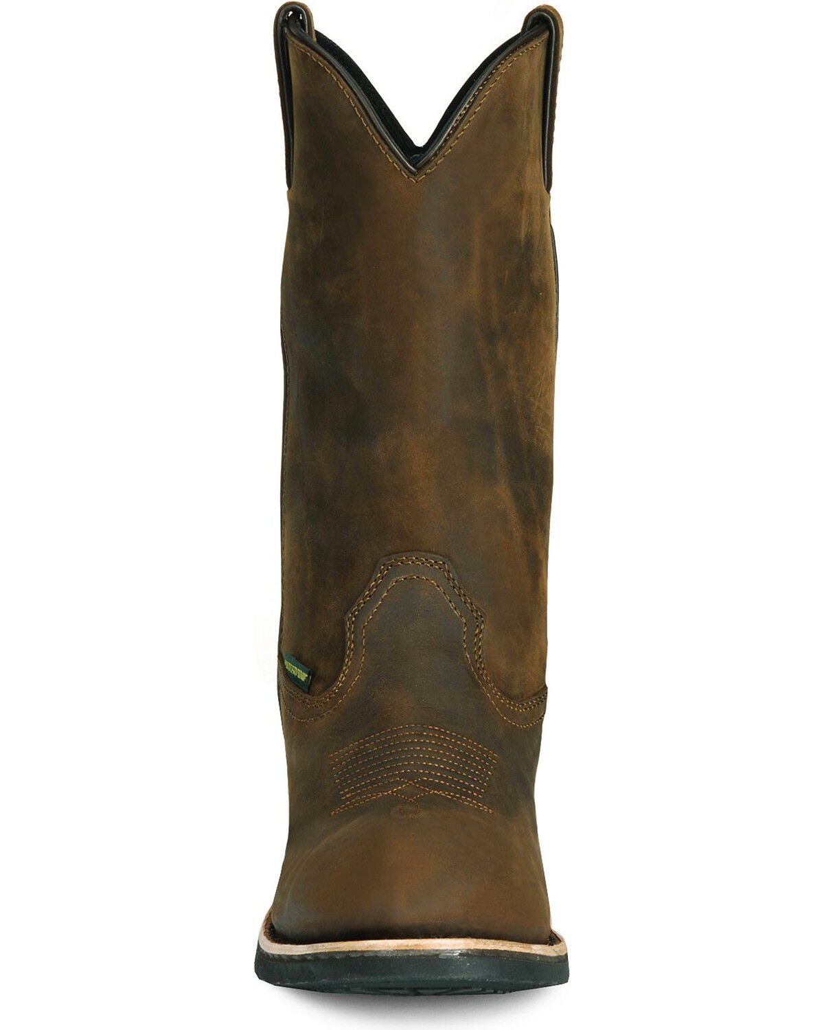 Image #17 - Dan Post Men's Albuquerque Waterproof Western Work Boots - Soft Toe, Distressed, hi-res