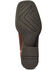 Image #5 - Ariat Girls' Firecatcher Rowdy Western Boots - Broad Square Toe , Brown, hi-res