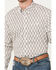 Image #2 - RANK 45&reg; Men's Catfish Southwestern Geo Print Long Sleeve Button-Down Stretch Western Shirt, Coffee, hi-res