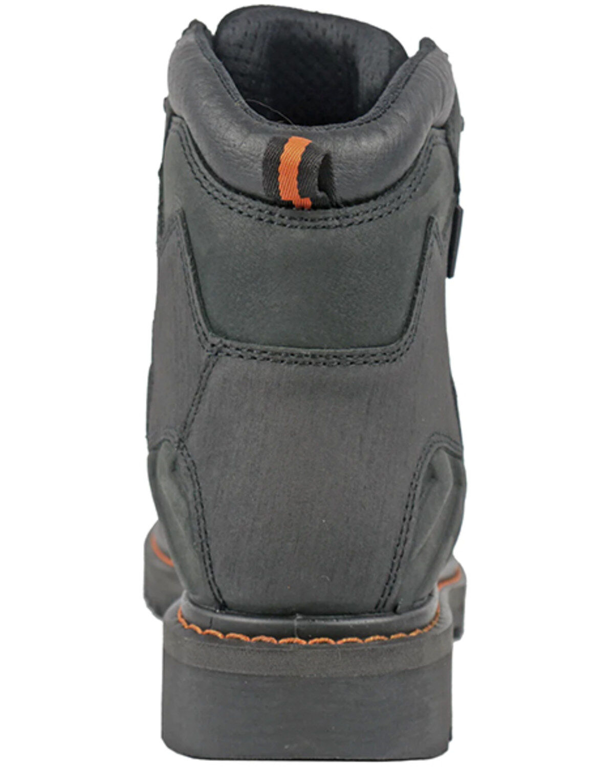 Image #5 - Hoss Men's Bronc 6" Lace-Up Waterproof Work Boots - Composite Toe, Black, hi-res