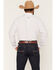 Image #4 - Ariat Men's Pace Geo Print Long Sleeve Button-Down Western Shirt, White, hi-res