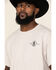 Image #4 - Cowboy Up Men's Cowboy Up or Shut Up Short Sleeve Graphic T-Shirt, Grey, hi-res