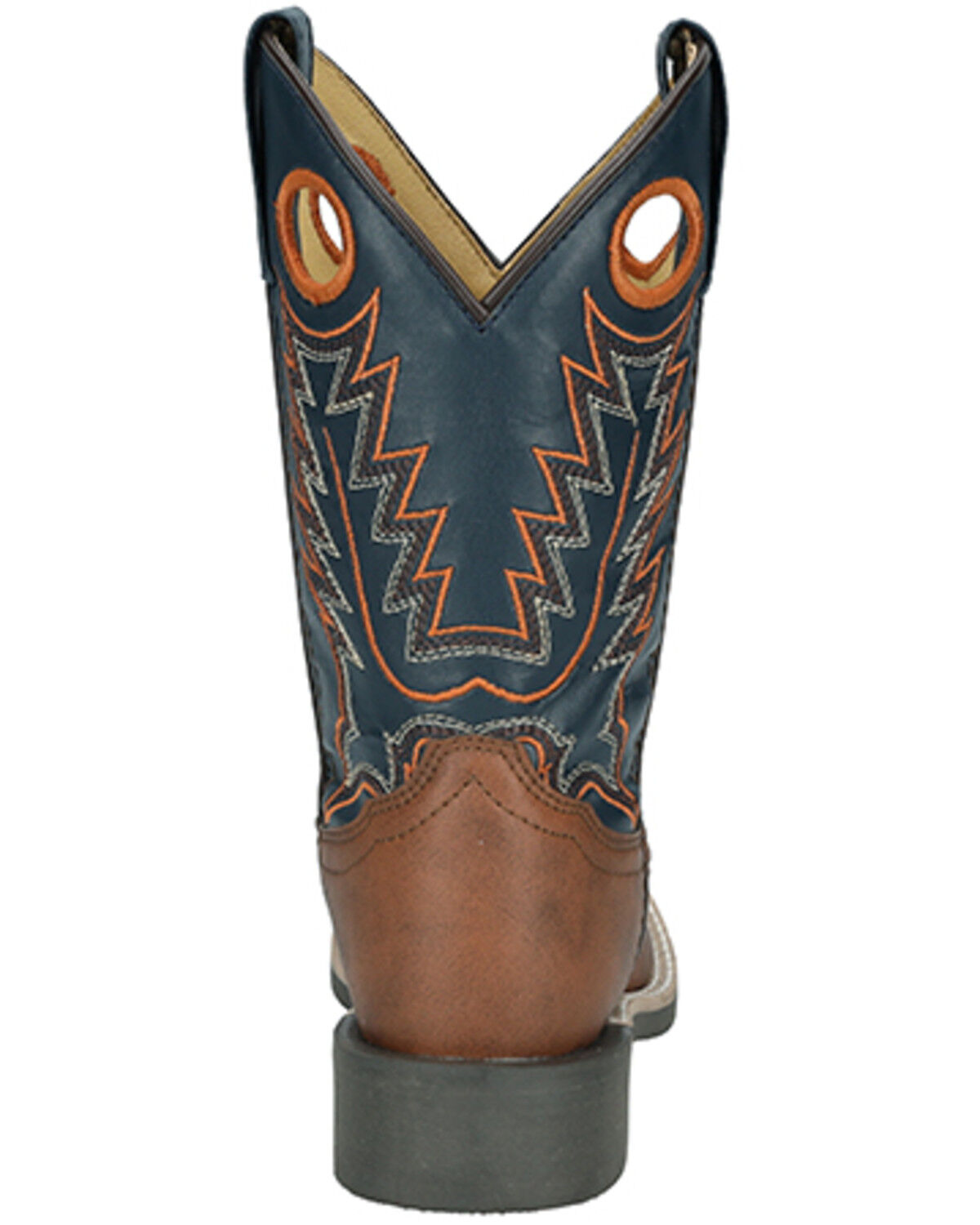 Image #5 - Smoky Mountain Little Boys' El Paso Western Boots - Broad Square Toe, Brown, hi-res
