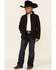 Image #2 - Cinch Boys' Bonded Jacket, Black, hi-res