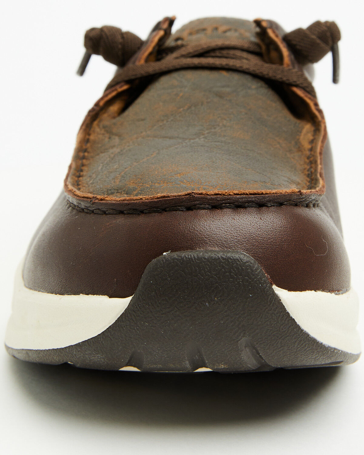 Image #4 - Ariat Men's Buckeye Waterproof Casual Shoes - Moc Toe, Brown, hi-res