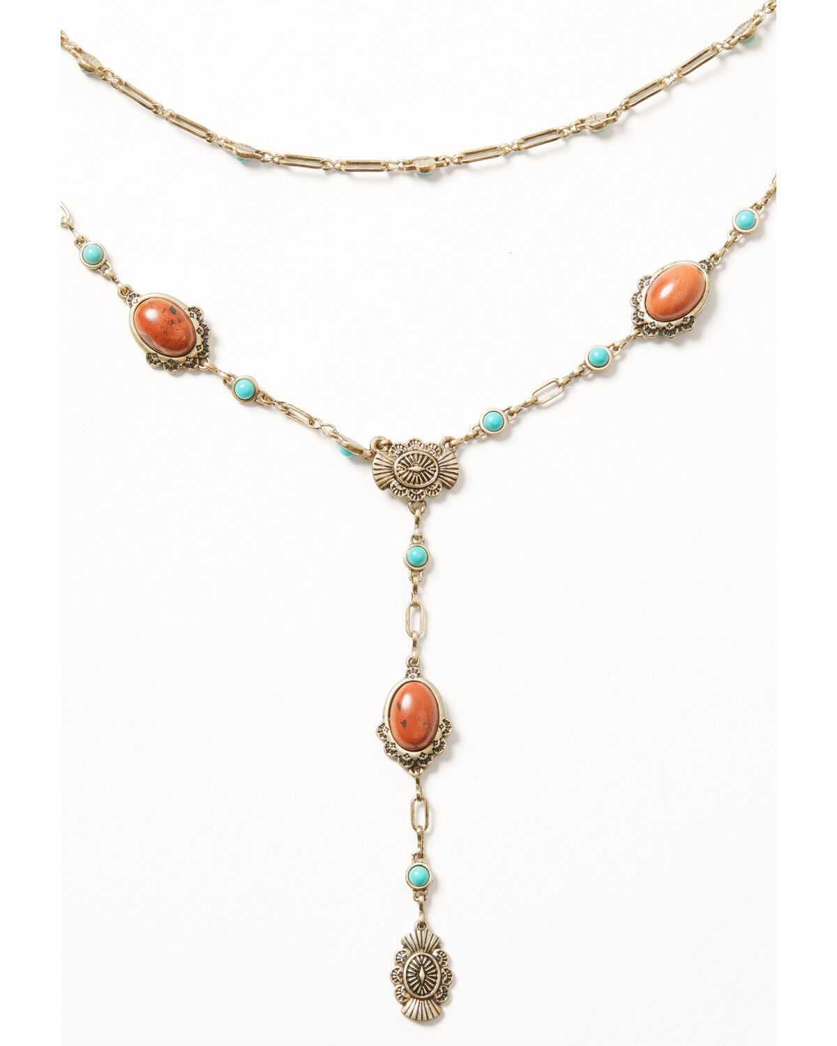 Image #2 - Shyanne Women's Golden Skyland Layered Jewelry Set - 2 Piece, Gold, hi-res