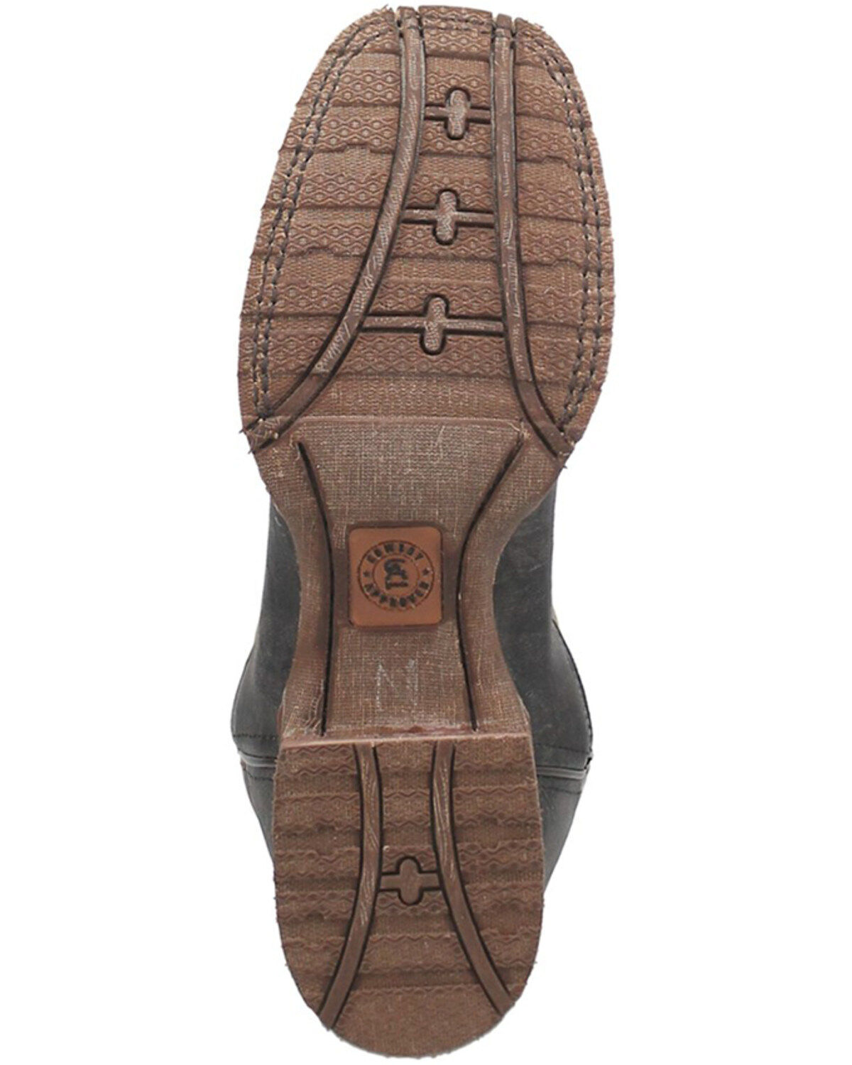 Image #7 - Laredo Men's Isaac Western Boots - Broad Square Toe, Black, hi-res