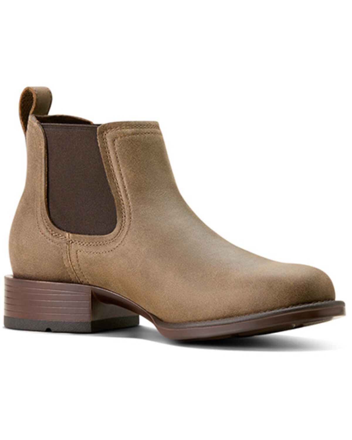 Image #1 - Ariat Men's Booker Ultra Chelsea Boots - Round Toe, Brown, hi-res