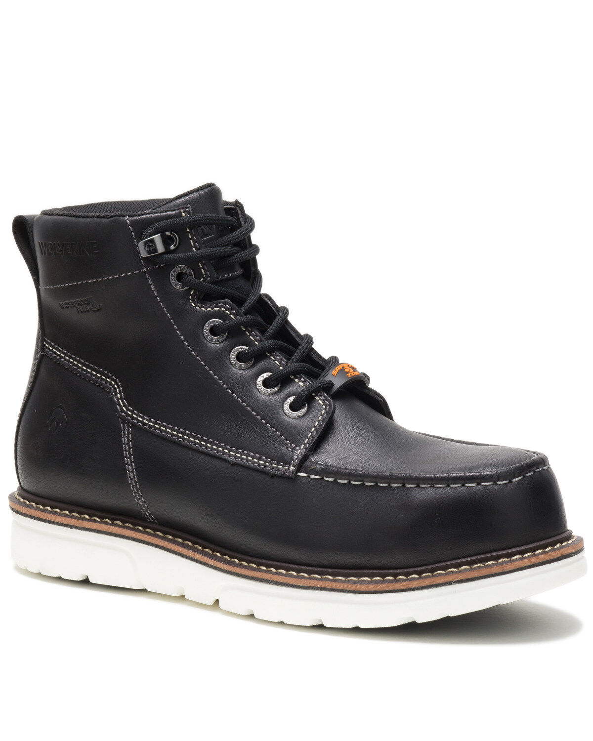 Wolverine Men's I-90 Durashocks Work Boots - Composite Toe, Black, hi-res