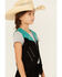 Image #2 - Rock & Roll Denim Girls' Fringe Vest, Turquoise, hi-res