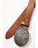 Image #2 - Shyanne Girls' American Cowgirl Buckle Belt, Brown, hi-res