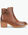 Image #2 - Born Women's Reis Western Booties - Round Toe, Brown, hi-res