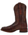 Image #3 - Dan Post Men's Akers Western Boots - Broad Square Toe, Cognac, hi-res