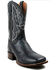 Image #1 - Dan Post Men's Water Snake Exotic Western Boots - Broad Square Toe, Black, hi-res