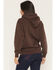 Image #4 - Youth in Revolt Women's Steer Hoodie, Brown, hi-res