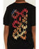 Image #3 - RANK 45&reg; Boys' Southwestern Print Flag Short Sleeve Graphic T-Shirt, Black, hi-res