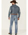 Image #3 - Cody James Men's Buckskin Wash Jackson Slim Straight Stretch Denim Jeans, Blue, hi-res