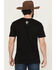 Image #4 - RANK 45&reg; Men's Southwest Bull Short Sleeve Graphic T-Shirt, Black, hi-res