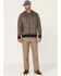 Image #2 - Wrangler Riggs Men's Tough Layer Zip-Front Hooded Work Jacket, Grey, hi-res