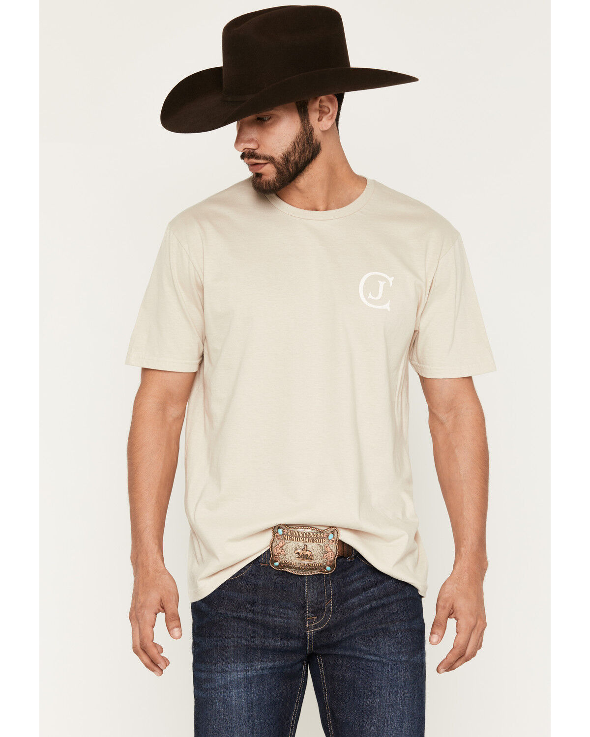 Image #2 - Cody James Men's Logo Short Sleeve Graphic T-Shirt, Sand, hi-res
