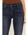 Image #3 - Stetson Women's High Rise Flare Jeans, Blue, hi-res