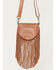 Image #3 - Idyllwind Women's Esperanza Longhorn Fringe Crossbody Handbag, Brown, hi-res