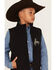 Image #2 - Cody James Toddler Boys' Embroidered Zip Front Softshell Vest, Black, hi-res