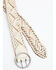 Image #2 - Cleo + Wolf Women's Double Prong Braided Leather Belt, Ivory, hi-res