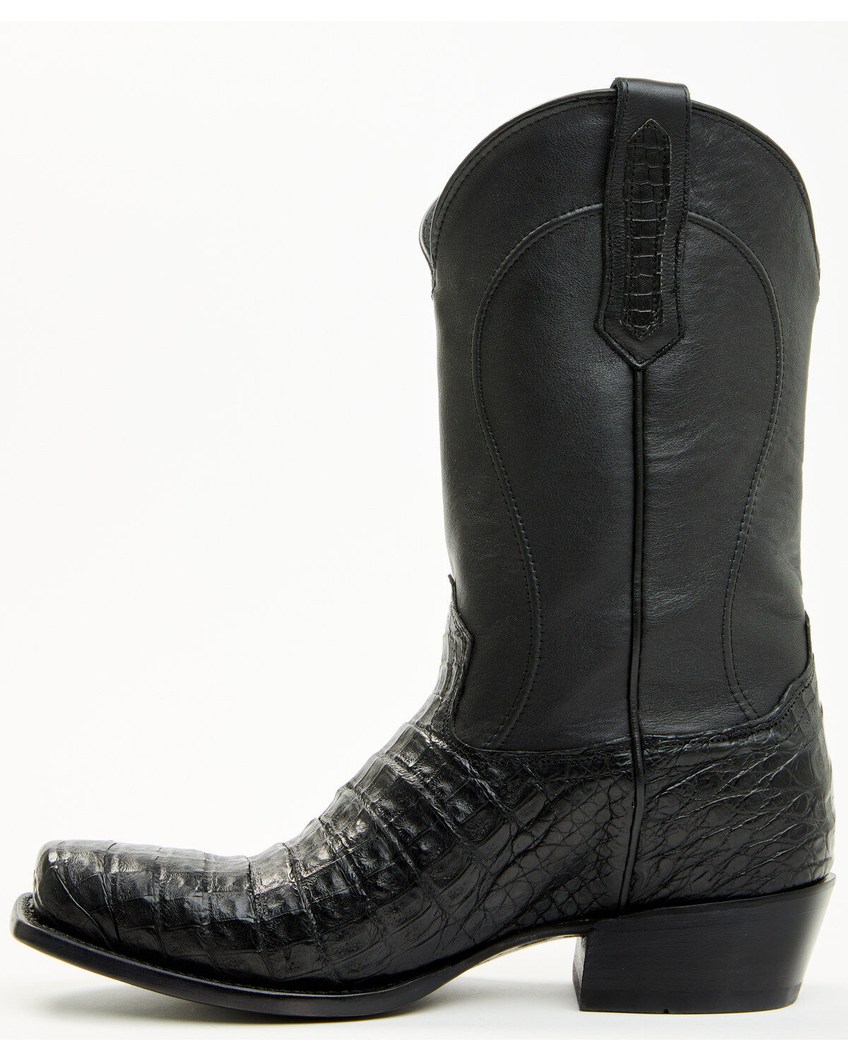 Image #3 - Cody James Black 1978&reg; Men's Mason Exotic Caiman Belly Western Boots - Square Toe, Black, hi-res