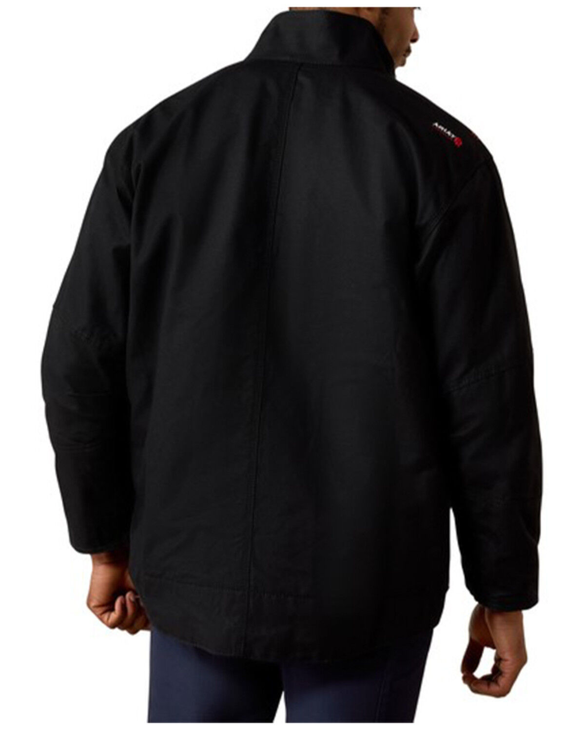 Image #3 - Ariat Men's Black FR Workhorse Work Jacket, Black, hi-res