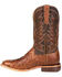 Image #3 - Durango Men's Wheat Brown Exotic Full-Quill Ostrich Western Boots - Square Toe, Brown, hi-res