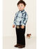 Image #1 - Cody James Toddler Boys' Night Rider Mid Rise Rigid Relaxed Bootcut Jeans, Black, hi-res