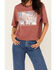 Image #3 - Cleo + Wolf Women's Brooklyn Motel Short Sleeve Graphic Tee, Oatmeal, hi-res