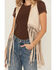 Image #3 - Shyanne Women's Faux Suede Fringe Vest, Taupe, hi-res