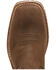 Image #6 - Ariat Hybrid Rancher Waterproof Pull On Work Boots - Square Toe, Brown, hi-res