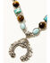 Image #2 - Shyanne Women's Juniper Sky Squash Blossom Gem Necklace, Silver, hi-res