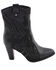 Image #3 - Milwaukee Leather Women's Studded Overlay Western Boots - Round Toe, Black, hi-res