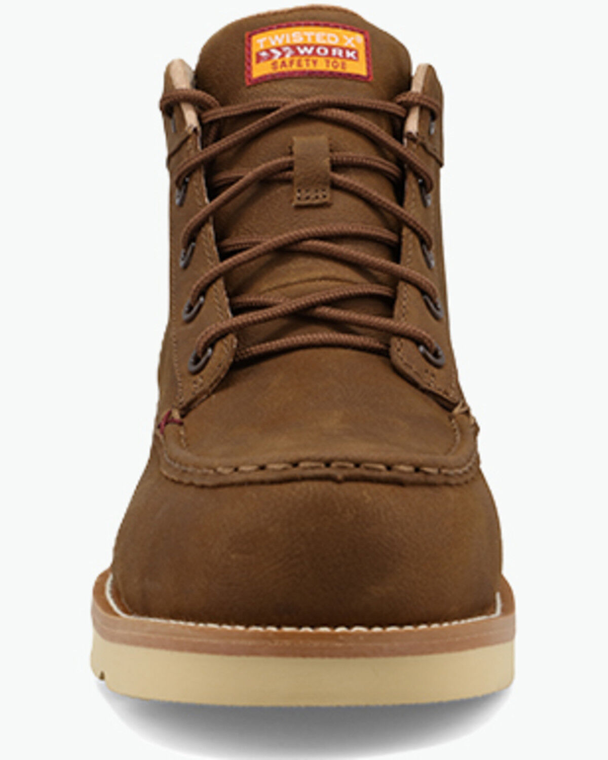 Image #4 - Twisted X Men's 6" Lace-Up Moc Work Boots - Composite Toe, Brown, hi-res
