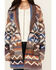 Image #3 - Idyllwind Women's Myhr Southwestern Print Cardigan , Indigo, hi-res