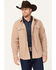 Image #1 - Cinch Men's Polar Fleece Long Sleeve Button-Down Shirt, Tan, hi-res